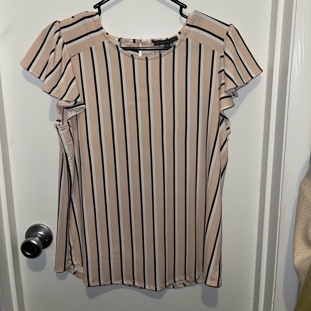 Adrianna Papell Striped Blouse